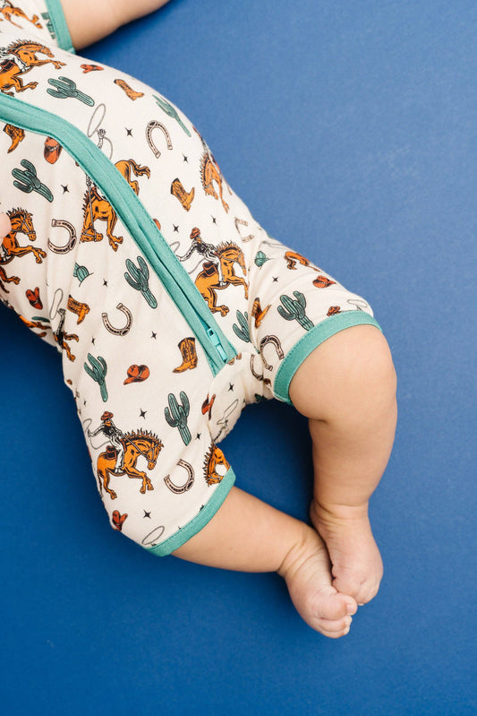 Rodeo Rider Bamboo Short Romper