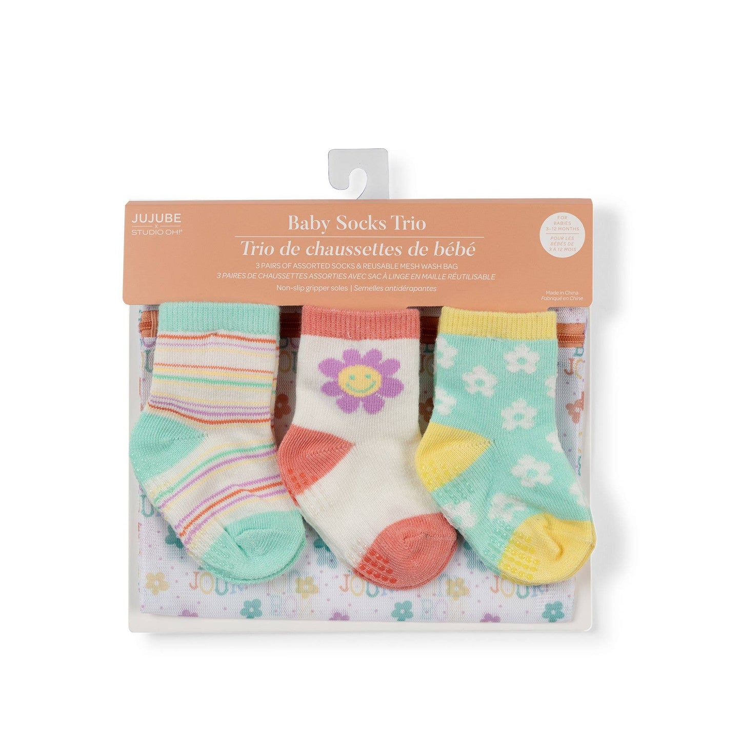 Baby Socks Trio  Bonjour Bébé
