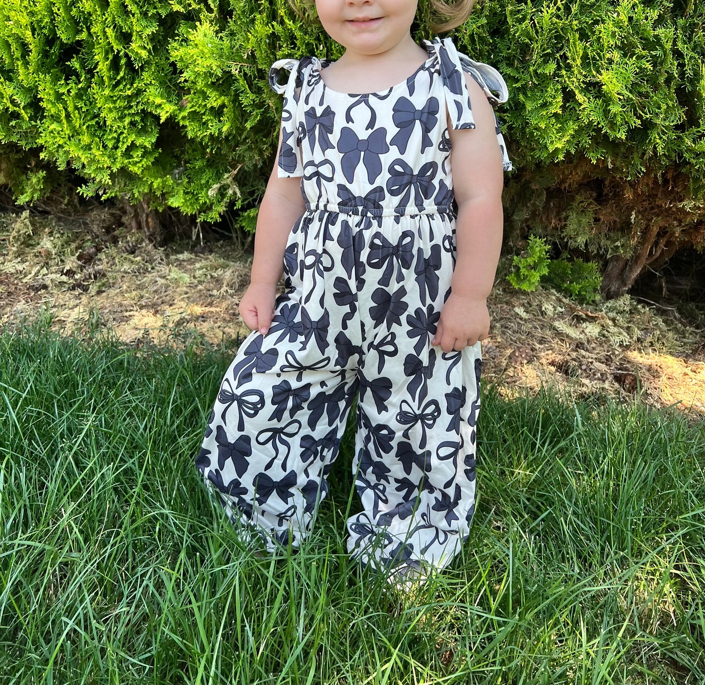 Black Bows Jumpsuit