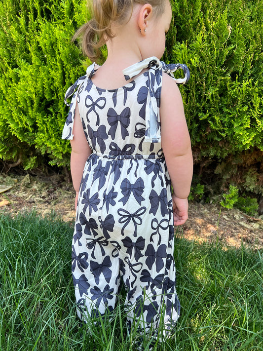 Black Bows Jumpsuit